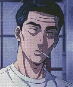 Bunta Fujiwara Initial D Diamond Painting