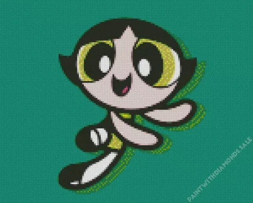 Buttercup In Powerpuff Girls Diamond Painting