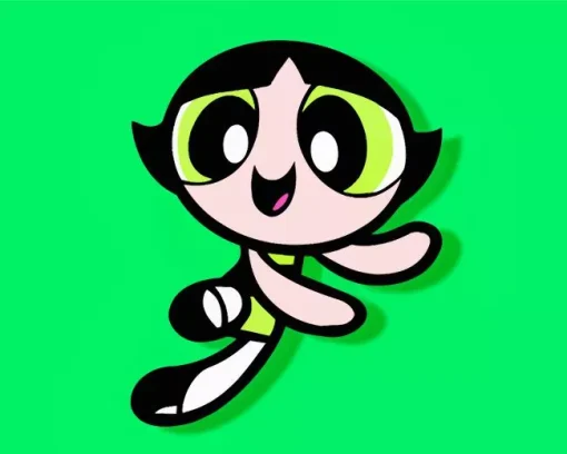 Buttercup In Powerpuff Girls Diamond Painting