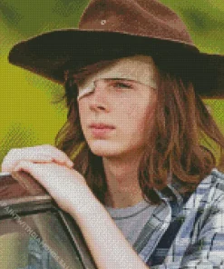 Carl Grimes The Walking Dead Diamond Painting