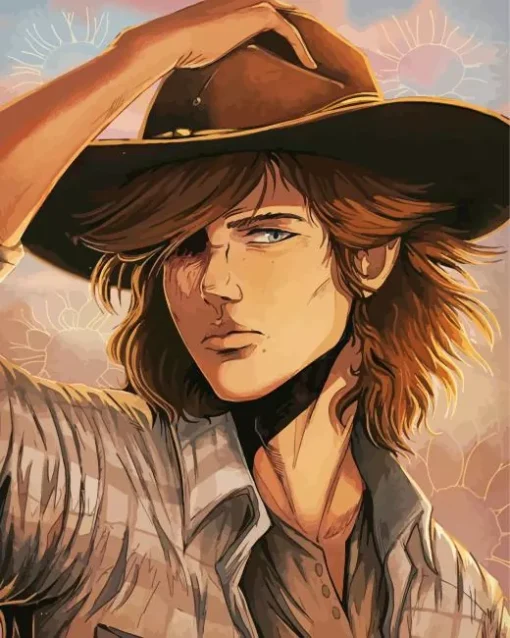 Carl Grimes Art Diamond Painting