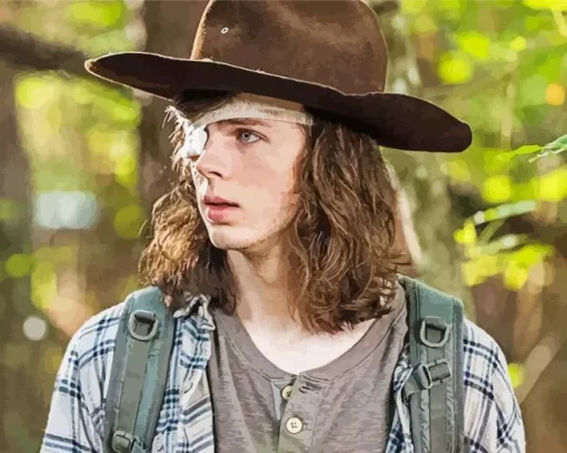 Carl Grimes Character Diamond Painting