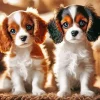 Cavalier King Charles Spaniel Dogs Diamond Painting