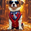 Cavalier King Charles Spaniel With Sunglasses Diamond Painting