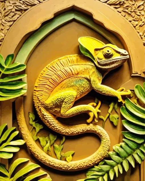 Chameleon Diamond Painting