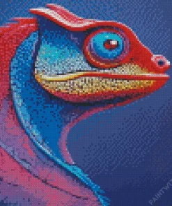 Chameleon Side Profile Diamond Painting