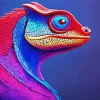 Chameleon Side Profile Diamond Painting