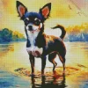 Chihuahua In A Lake Diamond Painting