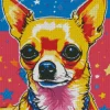 Chihuahua With Stars Diamond Painting