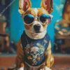 Chihuahua With Sunglasses Diamond Painting