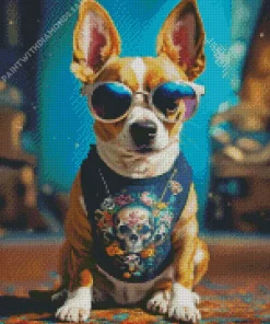 Chihuahua With Sunglasses Diamond Painting