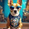 Chihuahua With Sunglasses Diamond Painting