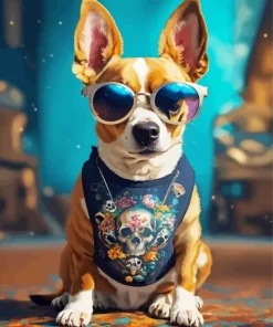 Chihuahua With Sunglasses Diamond Painting