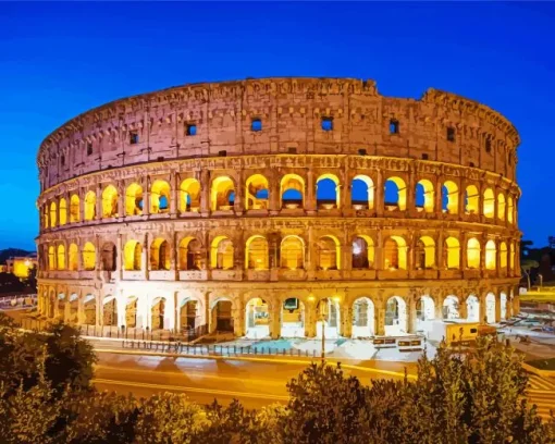 Colosseum Rome Diamond Painting