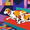 Coonhounds Art Diamond Painting