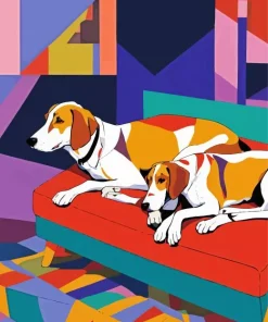 Coonhounds Art Diamond Painting