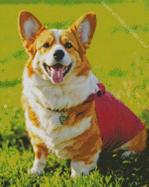 Corgi Dog Diamond Painting