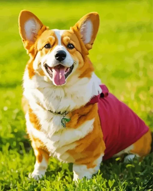 Corgi Dog Diamond Painting