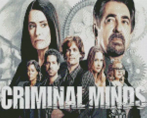 Criminal Minds Characters Poster Diamond Painting