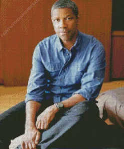 Denzel Washington Diamond Painting