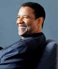 Denzel Washington Smiling Diamond Painting