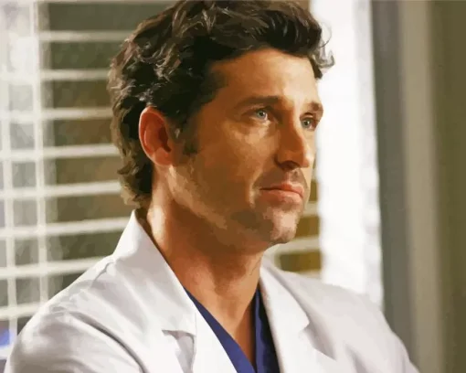 Derek Shepherd Greys Anatomy Diamond Painting