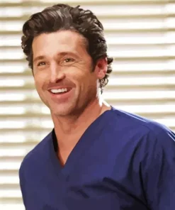 Derek Shepherd Smiling Diamond Painting