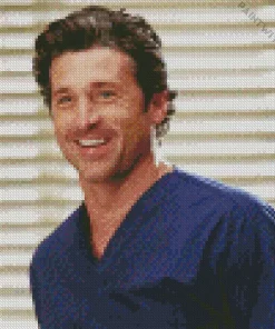 Derek Shepherd Smiling Diamond Painting