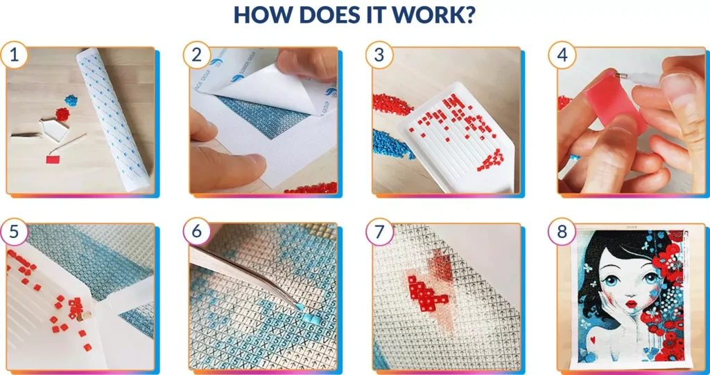 Instructions for Diamond Painting 