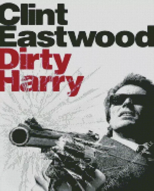 Dirty Harry Poster Diamond Painting