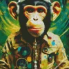 Dj Monkey Art Diamond Painting