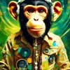 Dj Monkey Art Diamond Painting