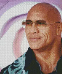 Dwayne Johnson Actor Diamond Painting