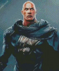 Dwayne Johnson As Black Adam Diamond Painting