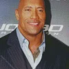 Dwayne Johnson In Suit Diamond Painting