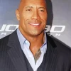 Dwayne Johnson In Suit Diamond Painting