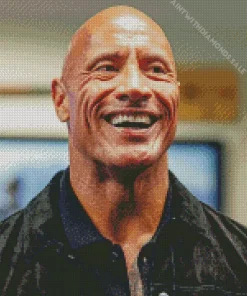 Dwayne Johnson Smiling Diamond Painting