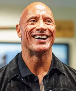 Dwayne Johnson Smiling Diamond Painting