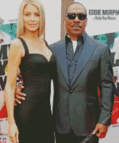 Eddie Murphy And His Wife Diamond Painting