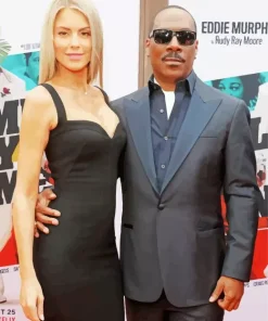 Eddie Murphy And His Wife Diamond Painting