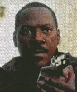 Eddie Murphy With Gun Diamond Painting