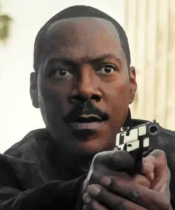 Eddie Murphy With Gun Diamond Painting