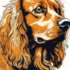 English Cocker Spaniel Art Diamond Painting