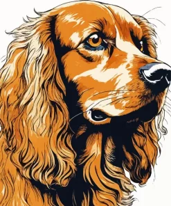 English Cocker Spaniel Art Diamond Painting