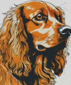 English Cocker Spaniel Art Diamond Painting