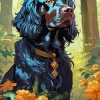 English Cocker Spaniel Dog Diamond Painting