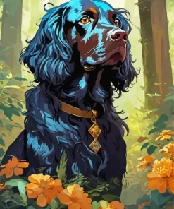 English Cocker Spaniel Dog Diamond Painting