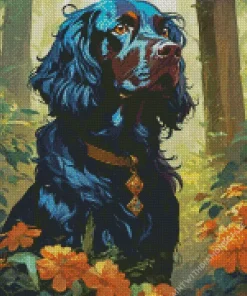 English Cocker Spaniel Dog Diamond Painting