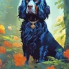 English Cocker Spaniel In Forest Diamond Painting