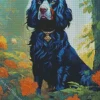 English Cocker Spaniel In Forest Diamond Painting